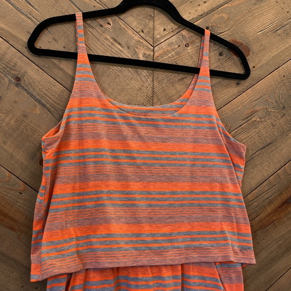 Kavu Orange and Grey Short Dress M - Picture 3 of 8